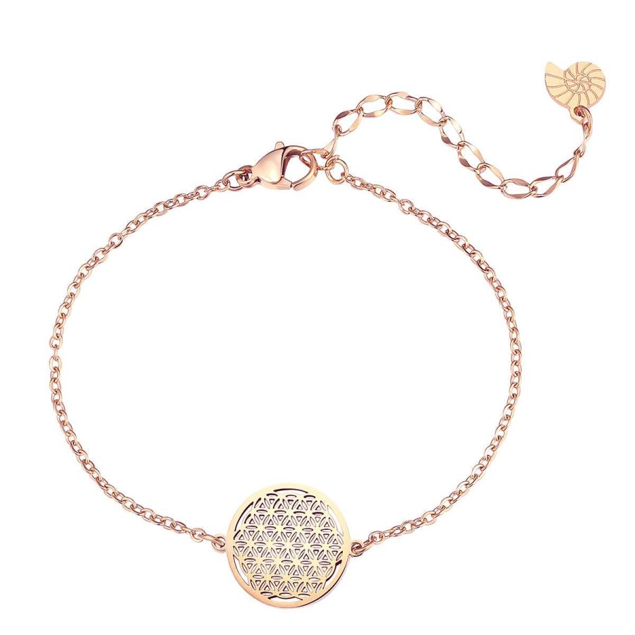 Armb Nder Hey Happiness | Armband Blume Des Lebens Rosegold Rose Gold