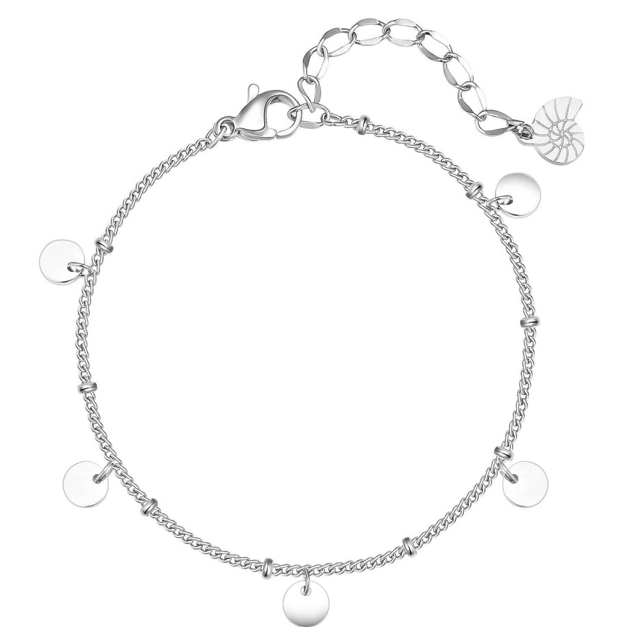 Armb Nder Hey Happiness | Armkette Kreis Silber Silver