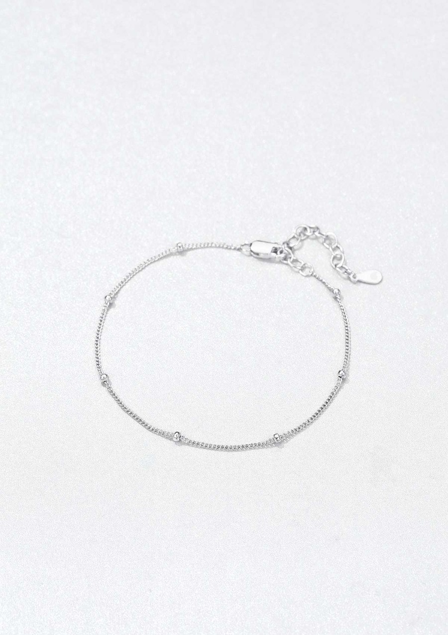 Armb Nder Hey Happiness | Armband Mit Kugeln Sterlingsilber Silver