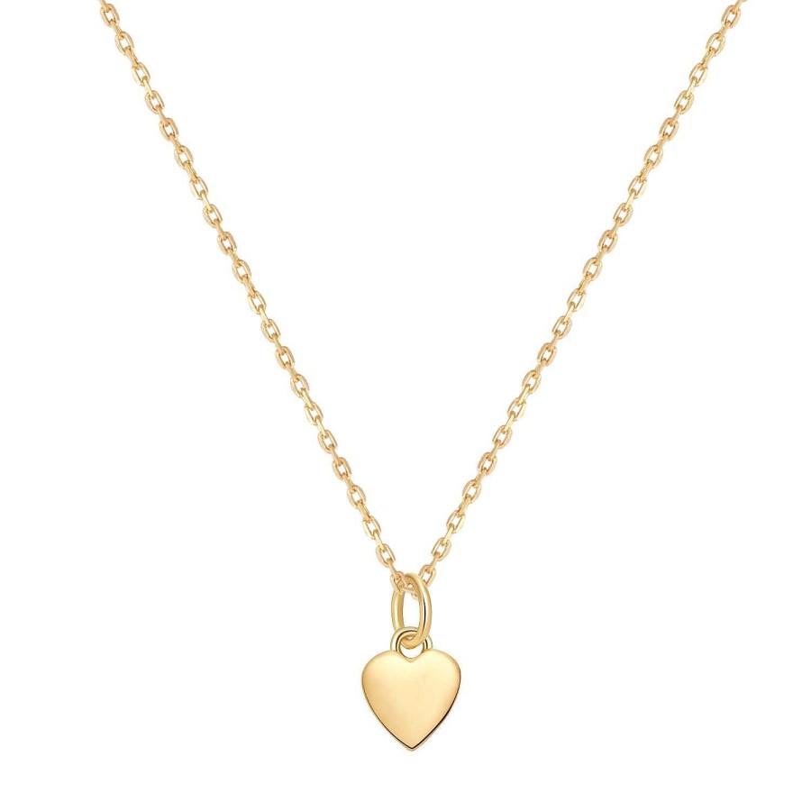 Ketten Hey Happiness | Mitgef Hl Anh Nger Kette 14K Gold