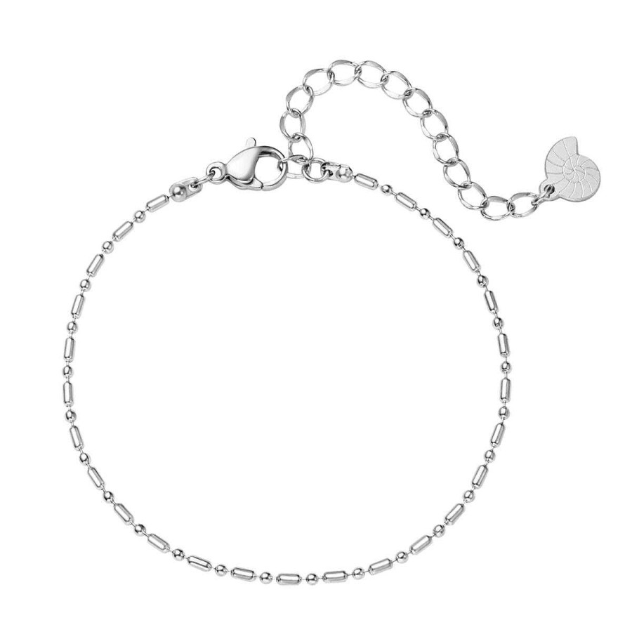 Armb Nder Hey Happiness | Stab Und Kugel Armband In Silber Silver