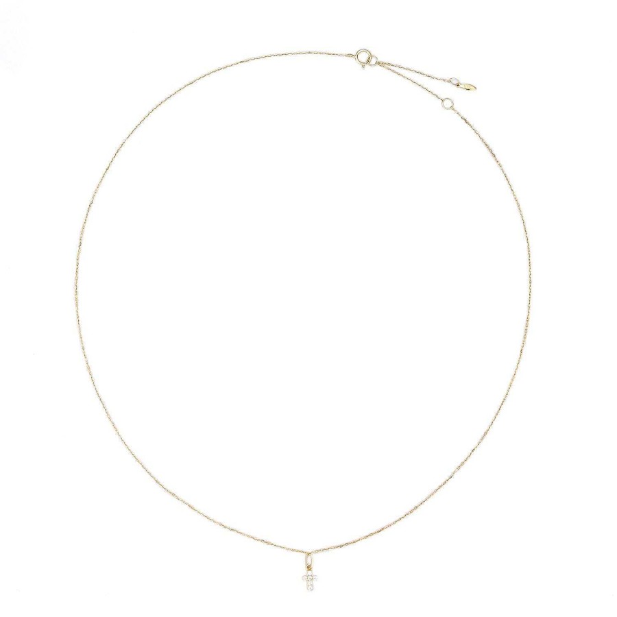 Ketten Hey Happiness | Hoffnung Anh Nger Kette 14K Gold