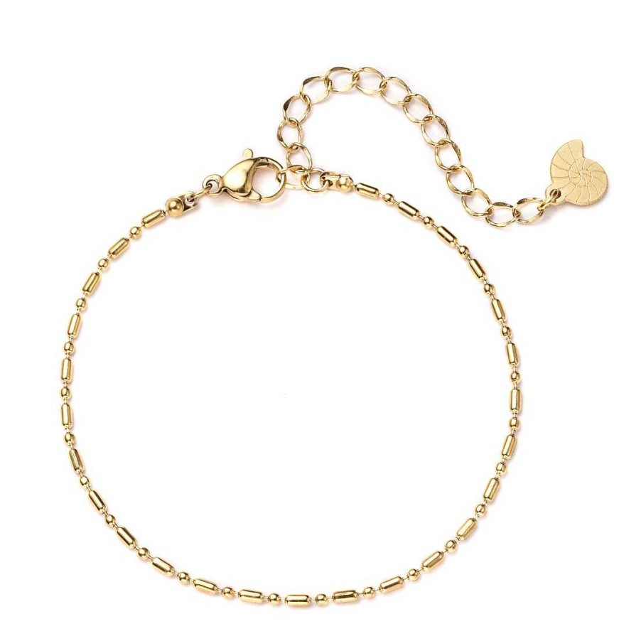 Armb Nder Hey Happiness | Stab Und Kugel Armband In Gold