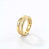 Ringe Hey Happiness | Zweireihiger Ring In Gold