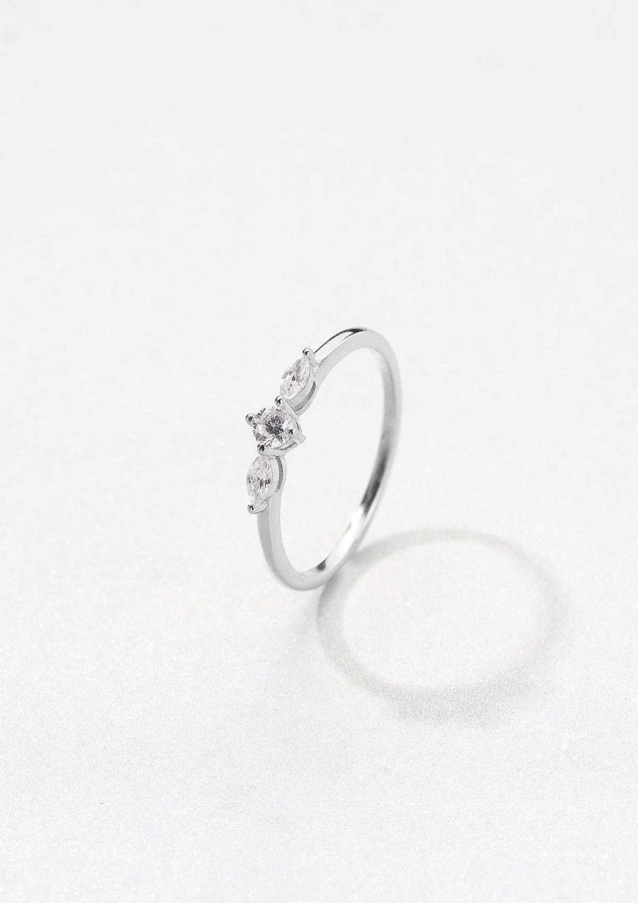 Ringe Hey Happiness | Nexus Schmaler Ring Sterlingsilber Silver