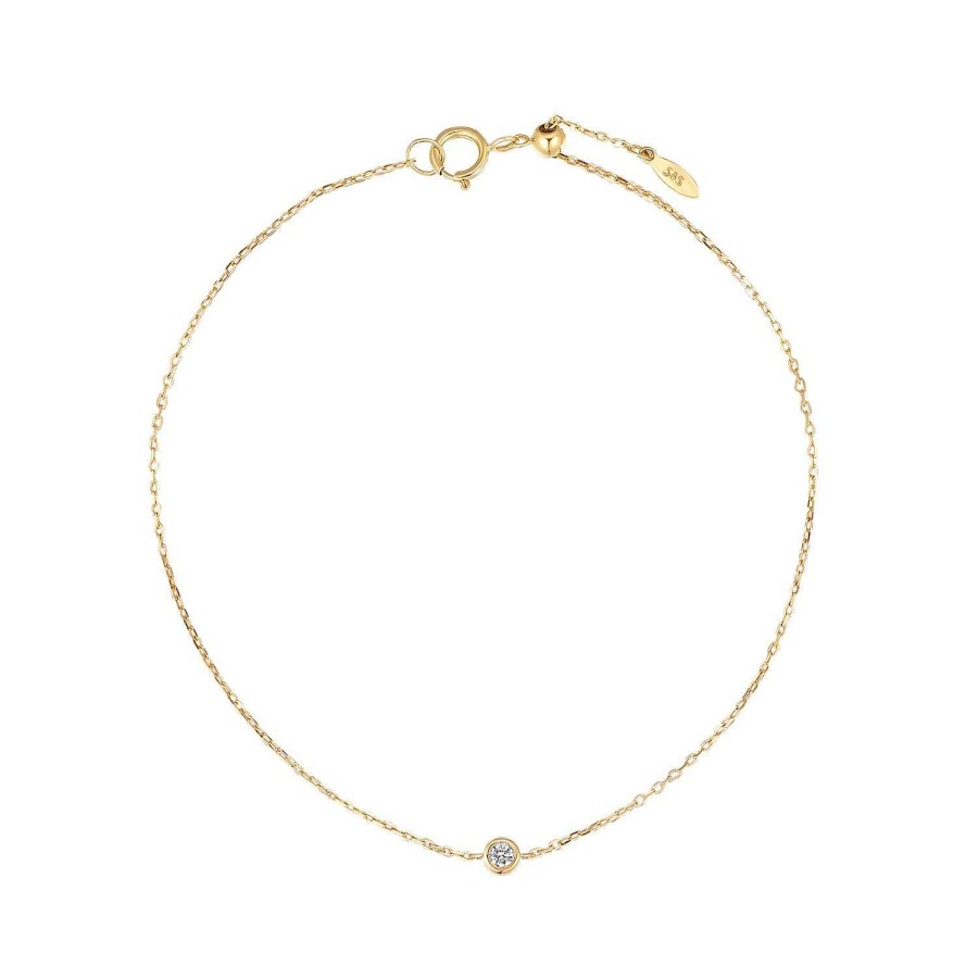 Armb Nder Hey Happiness | Vollendung Armband 14K Gold