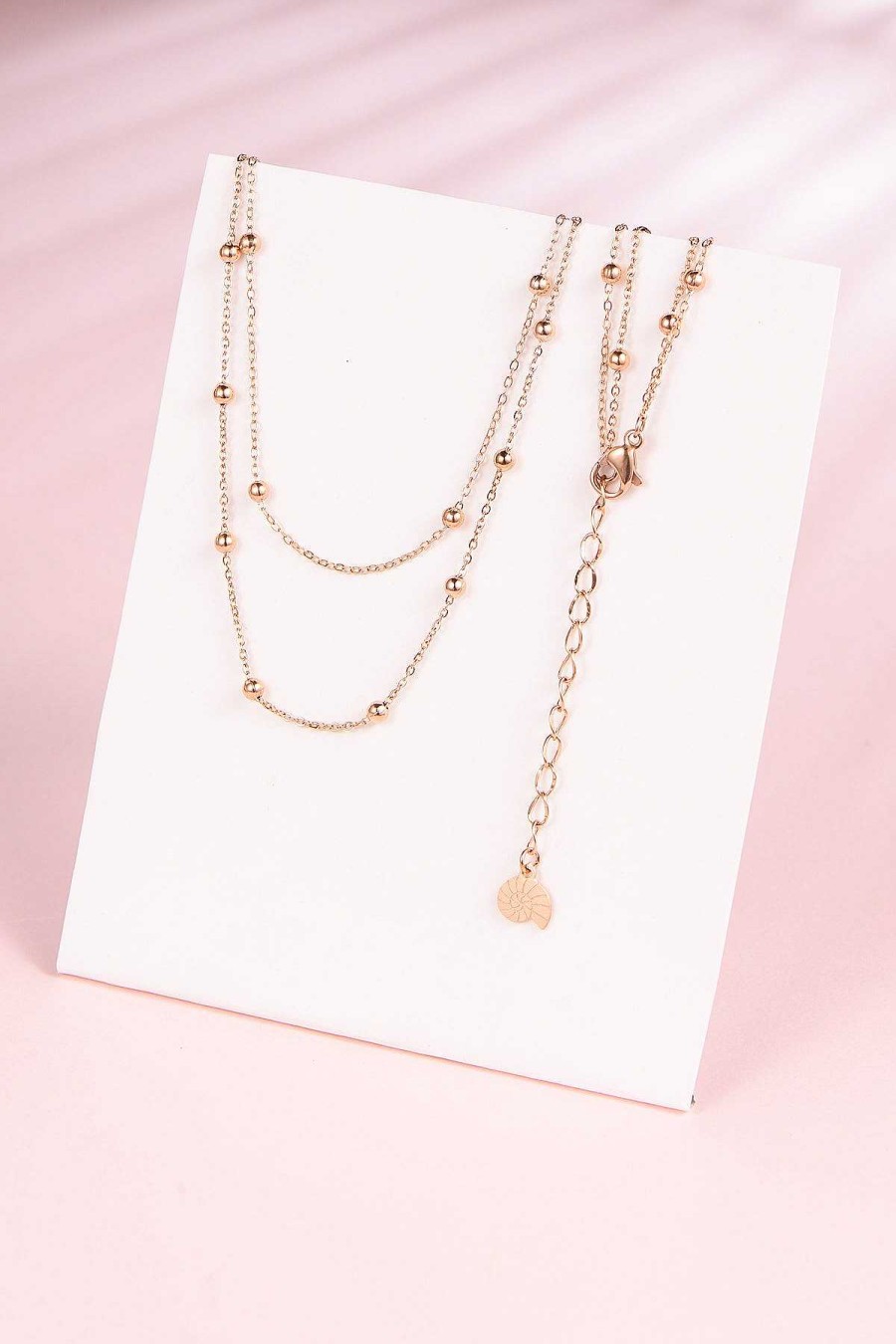 Layering Schmuck Hey Happiness | Layering Ketten Sterne Und Mond In Rosegold Rose Gold