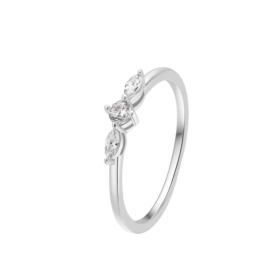 Ringe Hey Happiness | Nexus Schmaler Ring Sterlingsilber Silver