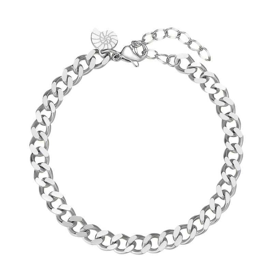 Armb Nder Hey Happiness | Panzerarmband Gro Gliedrig In Silber Silver