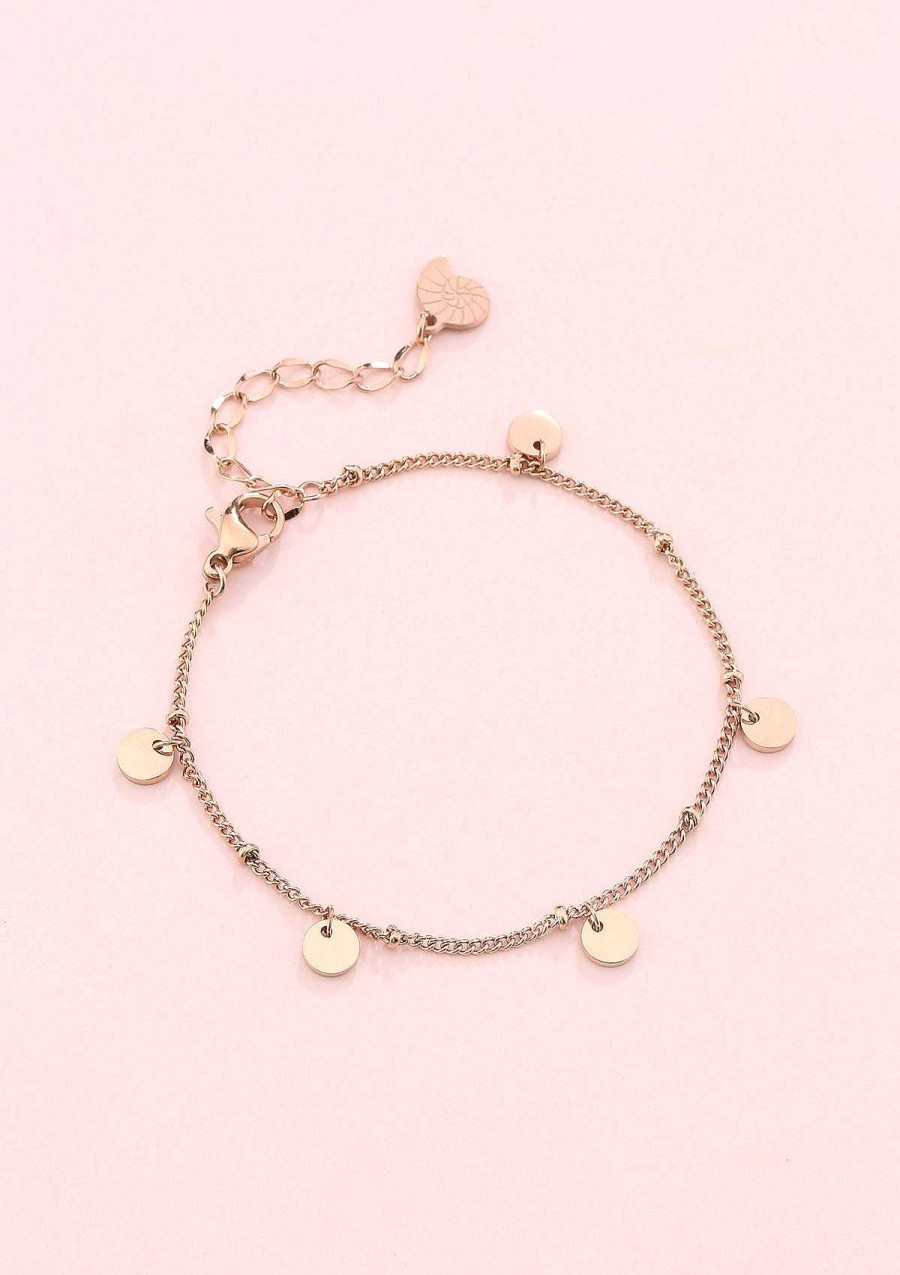 Armb Nder Hey Happiness | Armkette Kreis Rosegold Rose Gold