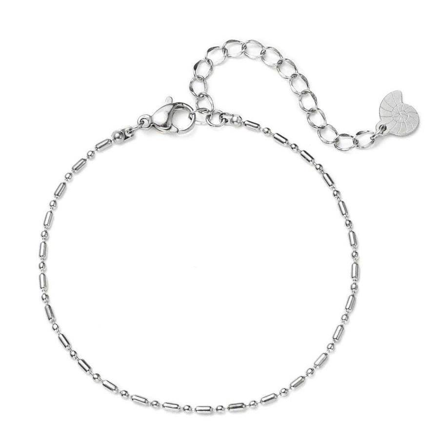 Armb Nder Hey Happiness | Stab Und Kugel Armband In Silber Silver