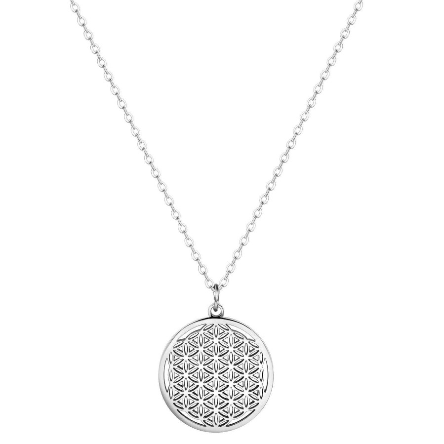 Ketten Hey Happiness | Blume Des Lebens Kette Silber Silver