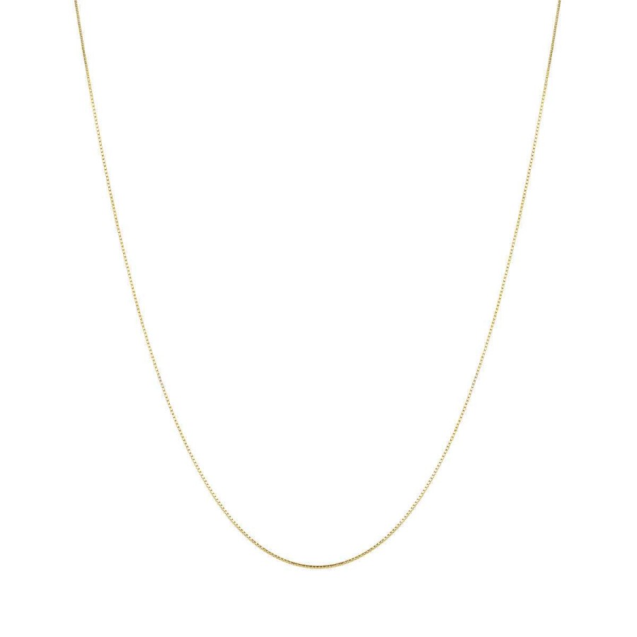 Ketten Hey Happiness | Box Chain Kette Ver Etes Sterlingsilber Gold