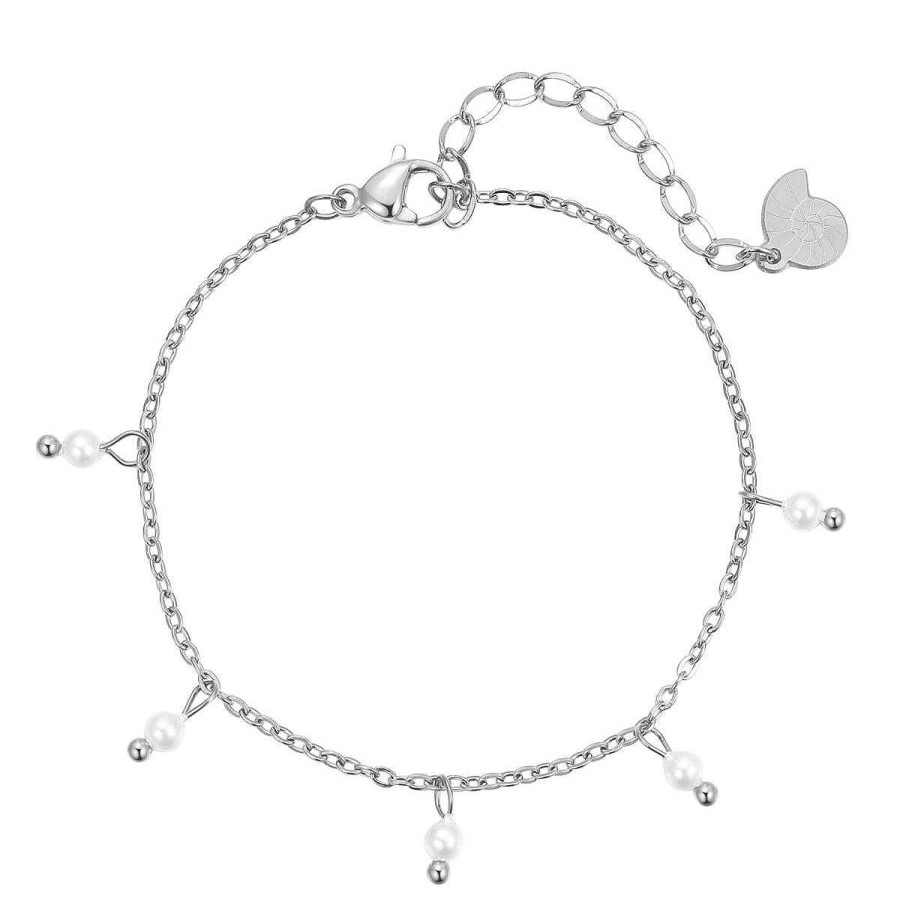 Armb Nder Hey Happiness | Armband Silber Mit Perlen Cinque Silver