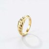 Ringe Hey Happiness | Croissant Ring In Gold