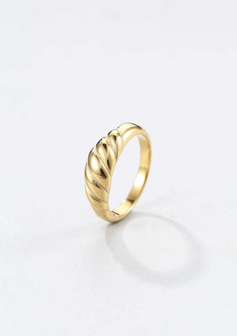 Ringe Hey Happiness | Croissant Ring In Gold