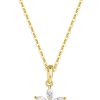 Ketten Hey Happiness | Bl Tenblatt Ketten Set Sterlingsilber In Gold