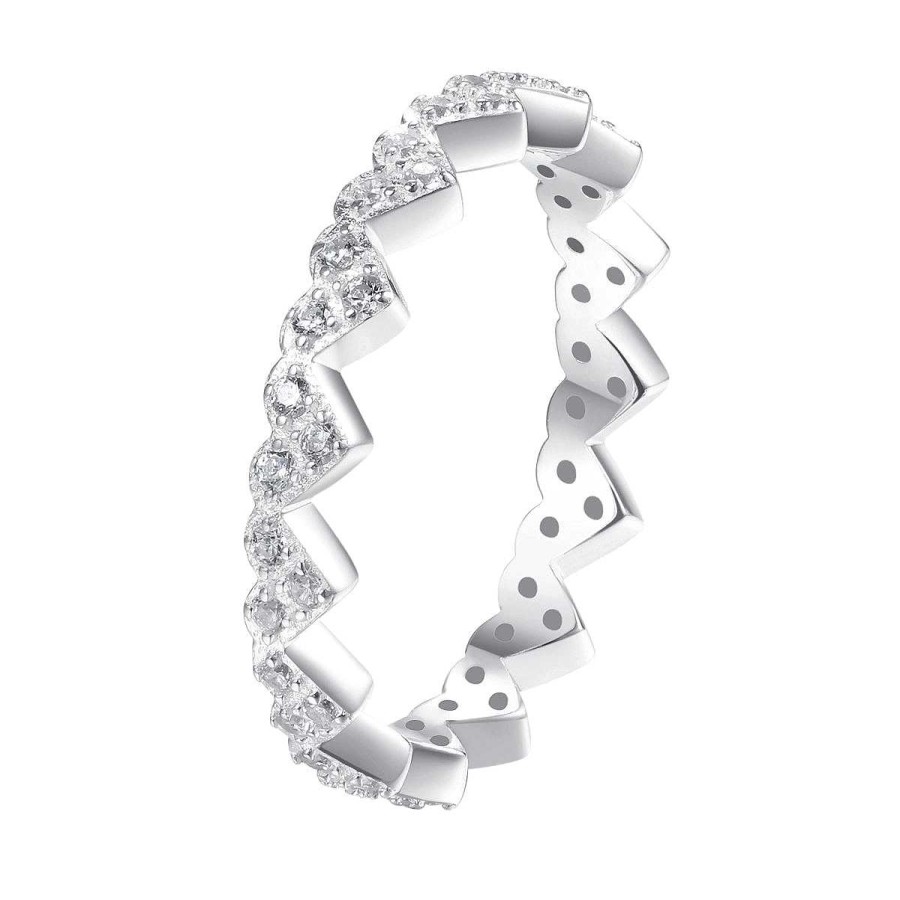 Ringe Hey Happiness | Herzchen Ring Sterlingsilber Silver