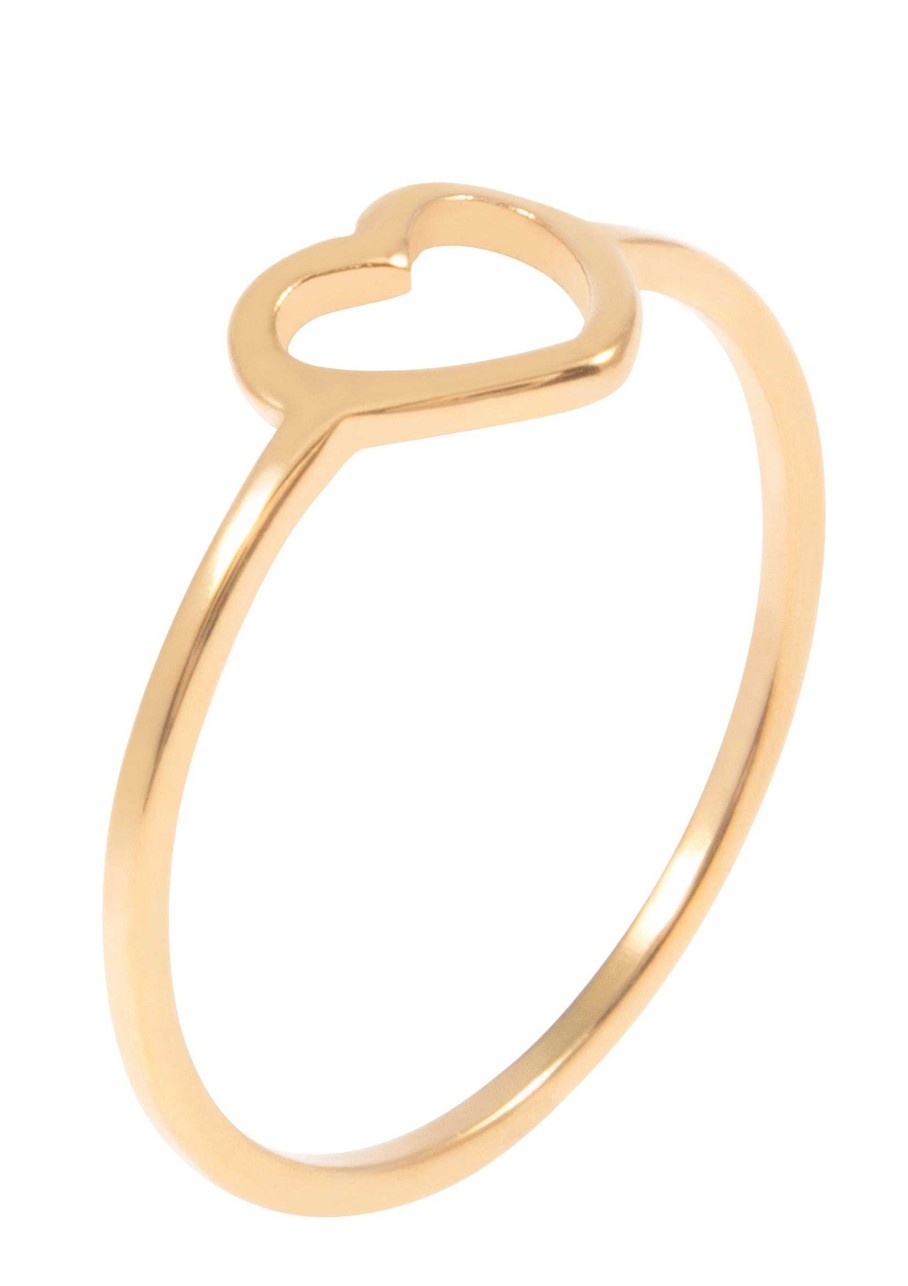 Ringe Hey Happiness | Herz Ring In Gold