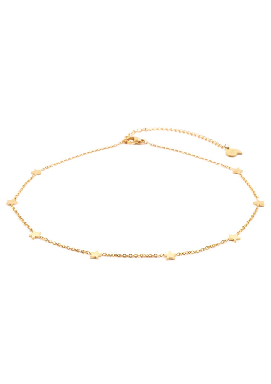 Ketten Hey Happiness | Zarte Stern Kette In Farbe Gold