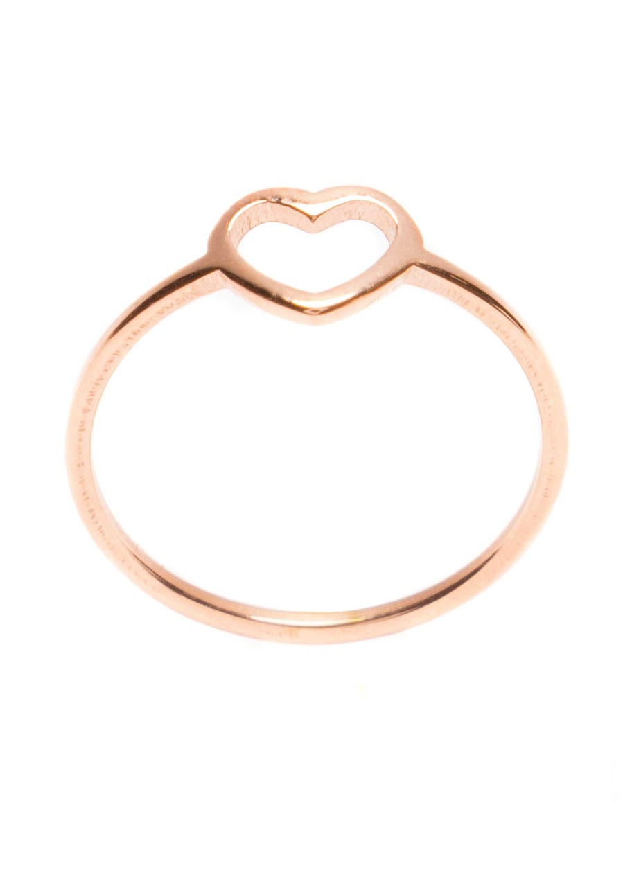 Ringe Hey Happiness | Herz Ring In Rosegold Rose Gold