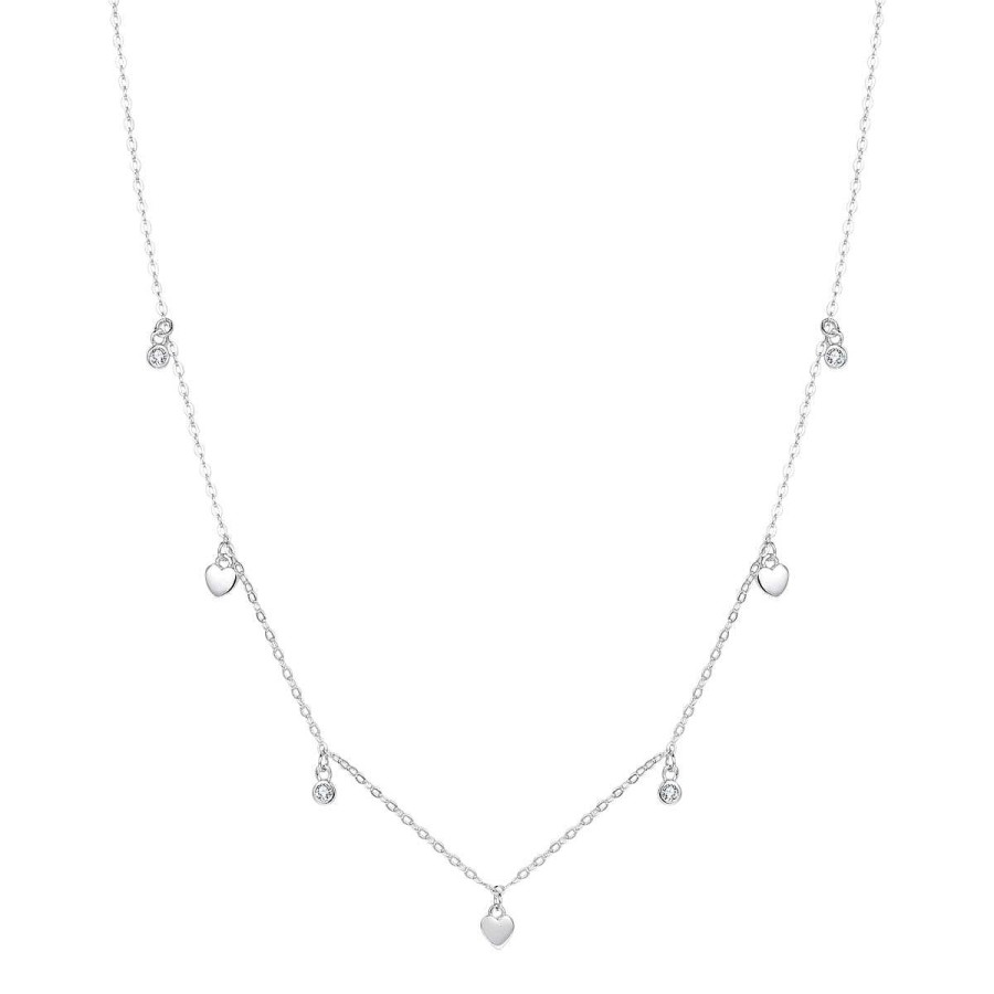 Ketten Hey Happiness | Kette Mit Herzchen Sterlingsilber Silver