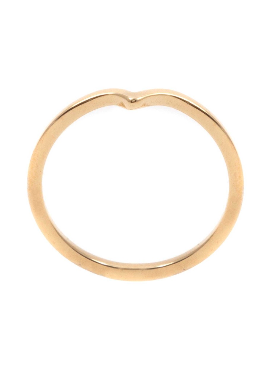 Ringe Hey Happiness | Ring Mit Bogen In Farbe Gold