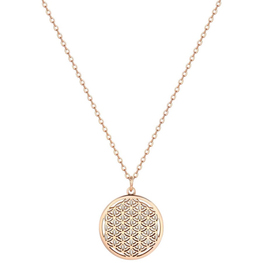 Ketten Hey Happiness | Blume Des Lebens Kette Rosegold Rose Gold