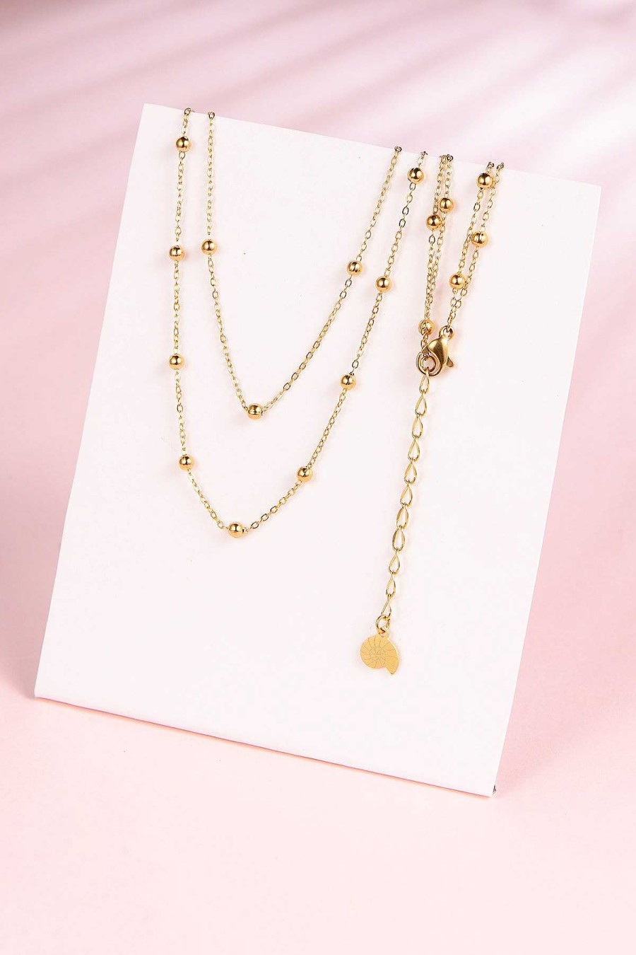 Layering Schmuck Hey Happiness | Multilayer Ketten Set In Gold