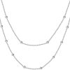 Layering Schmuck Hey Happiness | Multilayer Ketten Set In Silber Silver