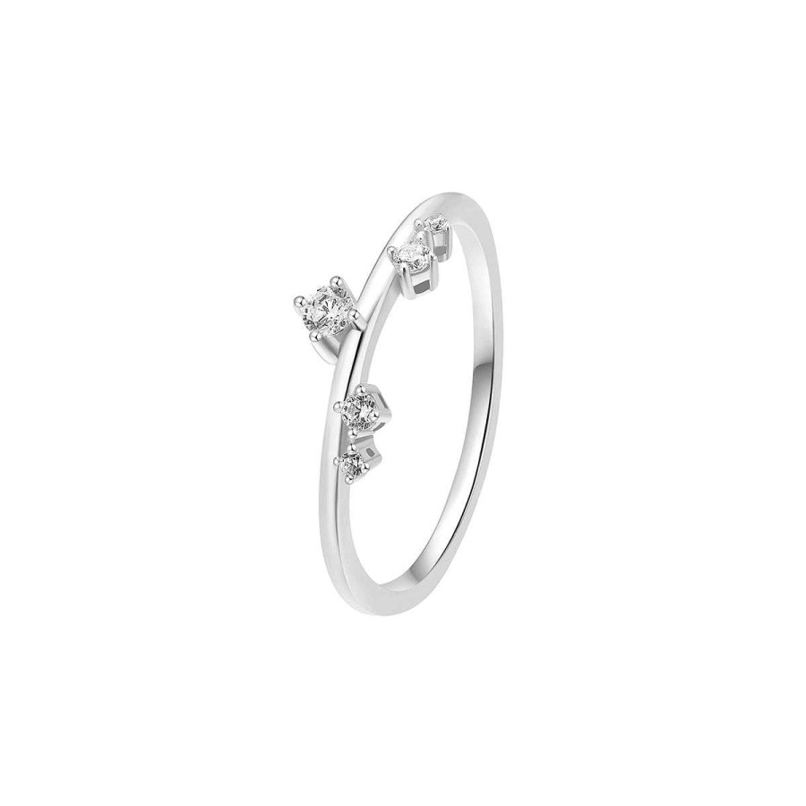 Ringe Hey Happiness | Apex Schmaler Ring Sterlingsilber Silver