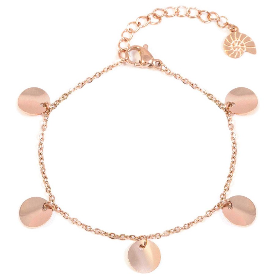 Armb Nder Hey Happiness | Pl Ttchen Armband In Rosegold Rose Gold