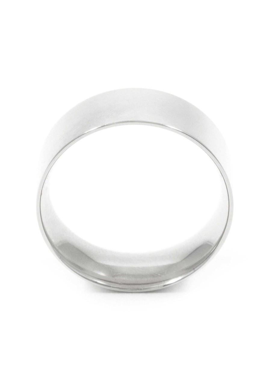 Ringe Hey Happiness | Schlichter Bandring In Silberfarbe Silver