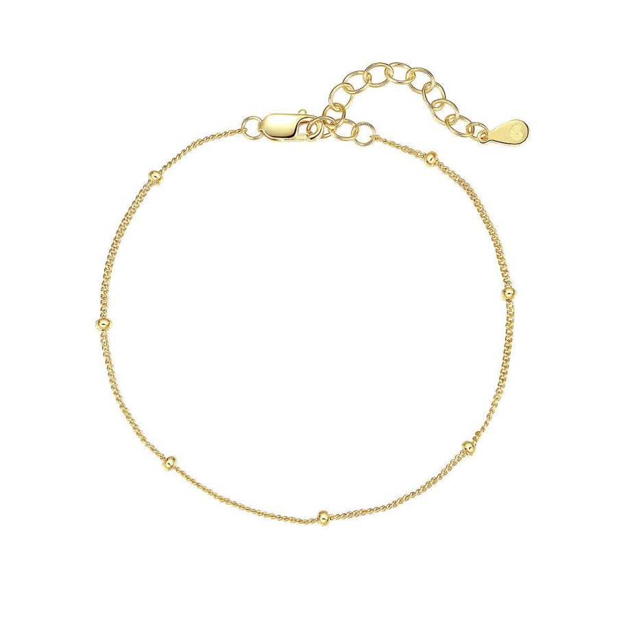 Armb Nder Hey Happiness | Armband Mit Kugeln Sterlingsilber In Gold