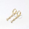 Ohrringe Hey Happiness | Dangle Huggie Ohrringe Sterlingsilber In Gold