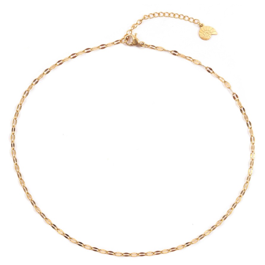 Ketten Hey Happiness | Feine Choker Kette In Gold