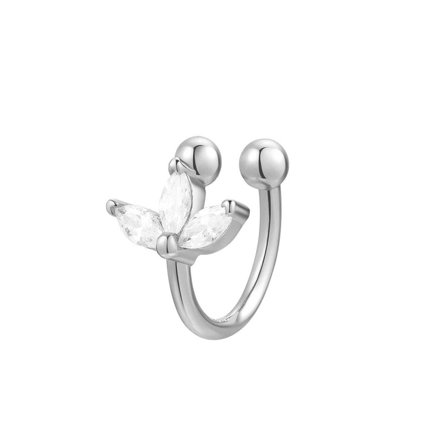 Ohrringe Hey Happiness | Bl Te Ear Cuff Sterlingsilber Silver