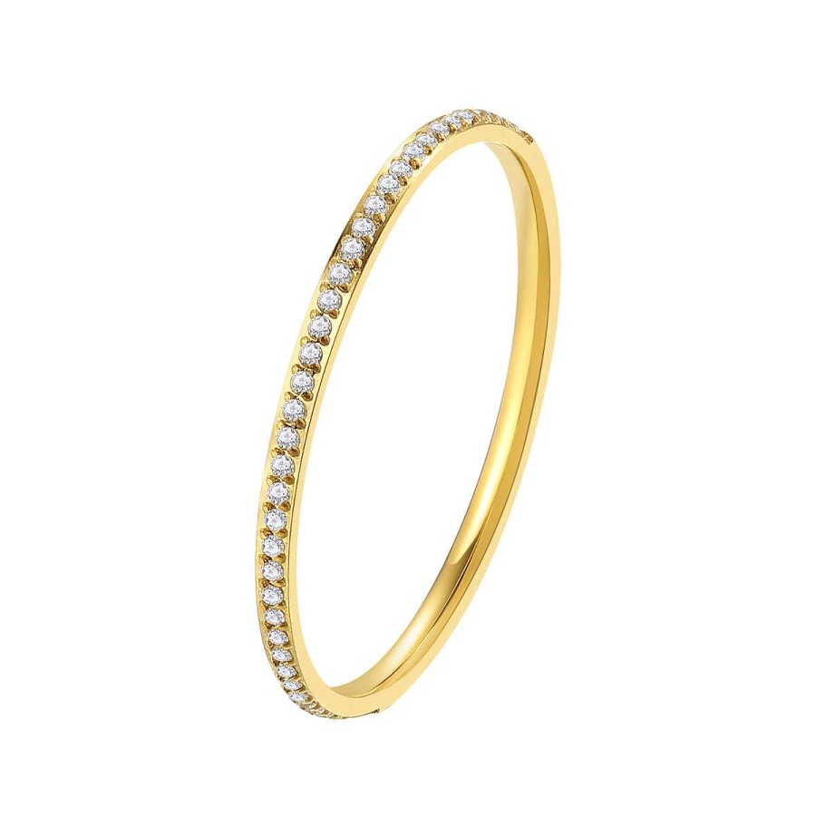 Ringe Hey Happiness | Zierlicher Ring Mit Schmucksteinen Ver Et Gold