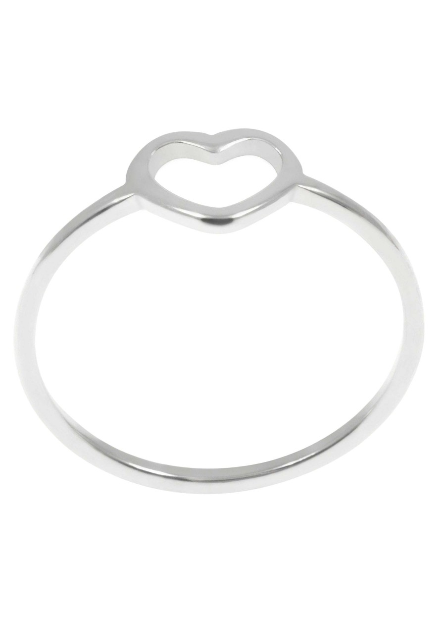 Ringe Hey Happiness | Herz Ring In Silber Silver