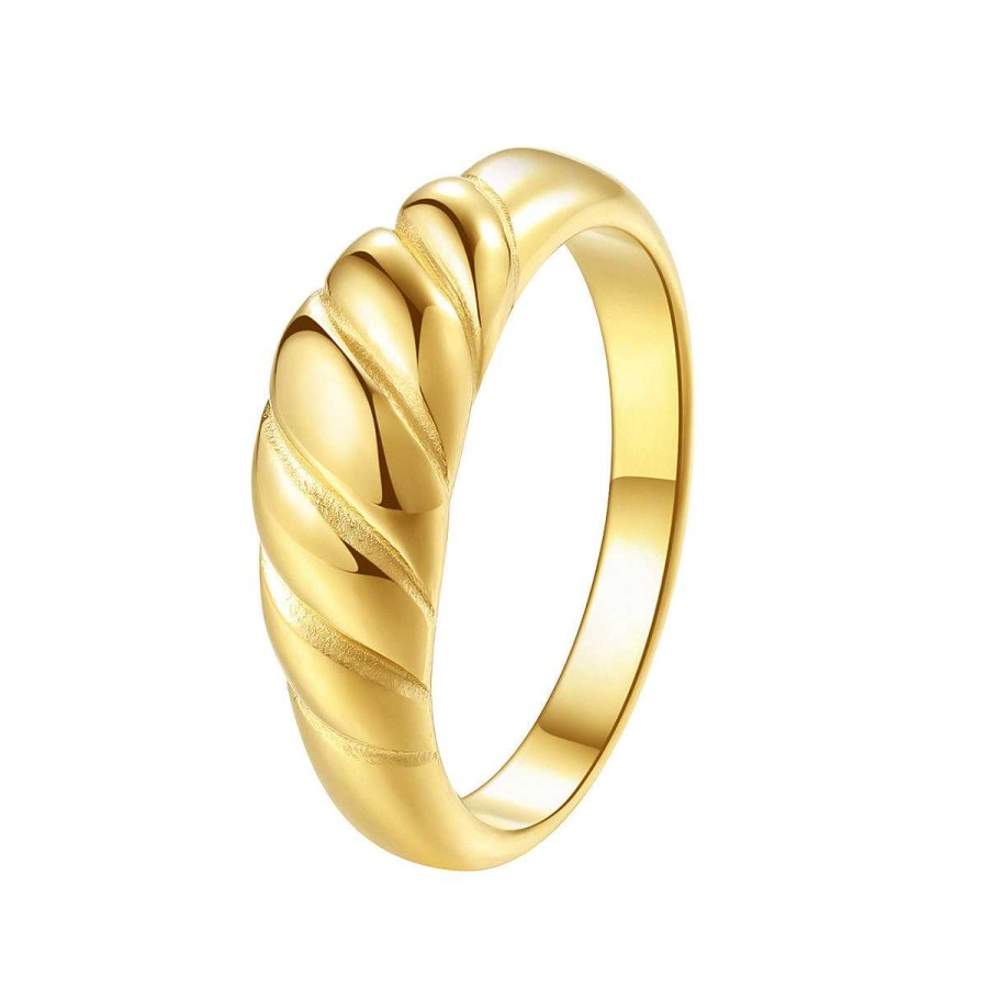 Ringe Hey Happiness | Croissant Ring In Gold