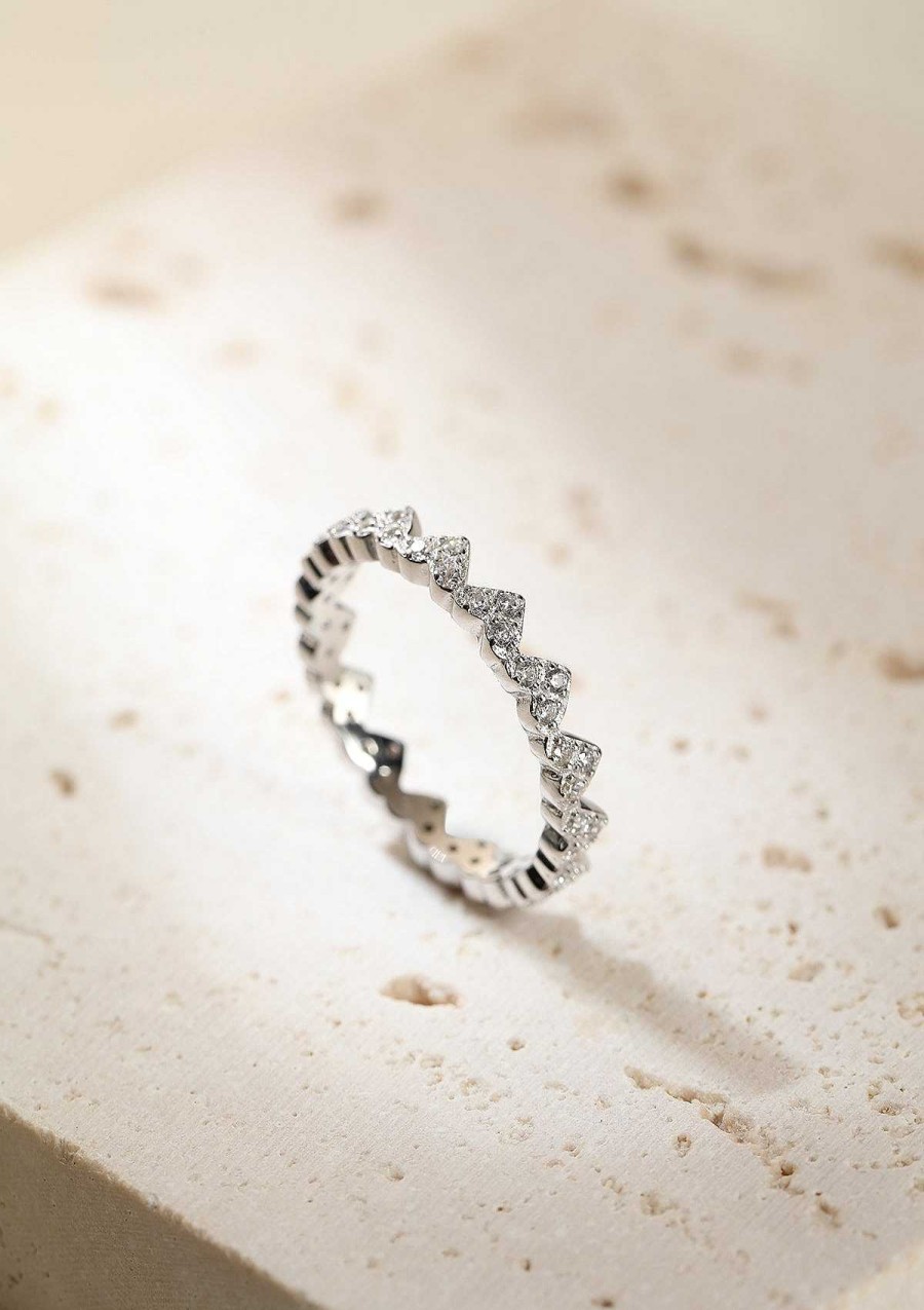 Ringe Hey Happiness | Herzchen Ring Sterlingsilber Silver