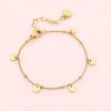 Armb Nder Hey Happiness | Armkette Kreis Gold